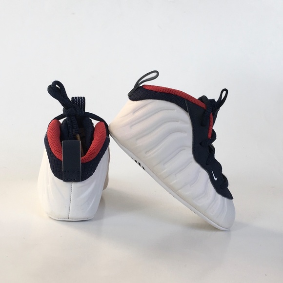 white red and blue foamposites